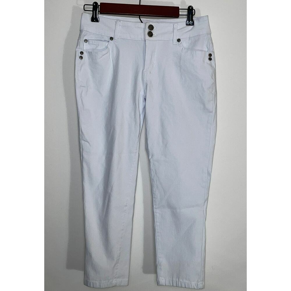 Sabrina Lauren Perfect Fit Ultra Soft Stretch White Pants - Women's Size 10‎